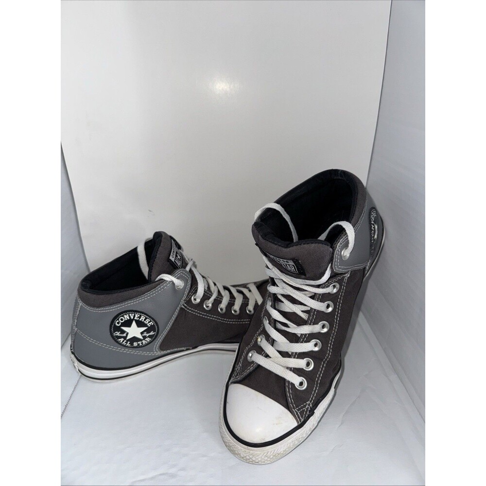 Converse Chuck Taylor All Star Street High Sneakers Grey Mens Size 10